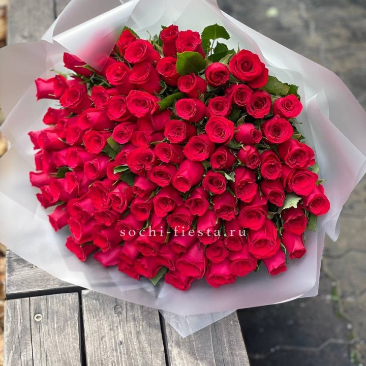 101 красная роза Лолита в Костроме
