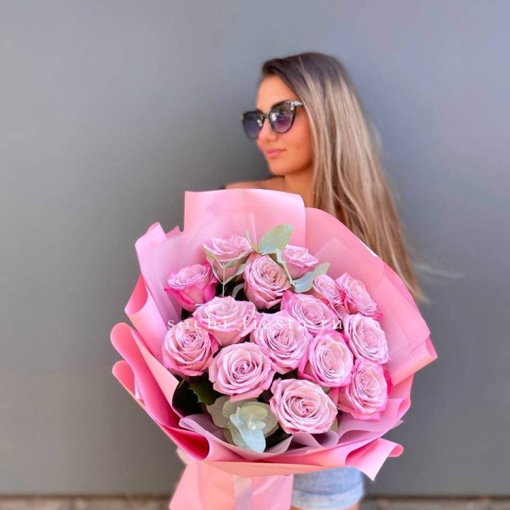 Букет розовых роз 2 в Костроме