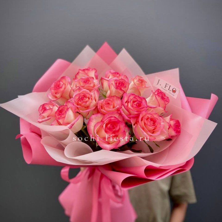 15 роз "Джумилия" в Костроме