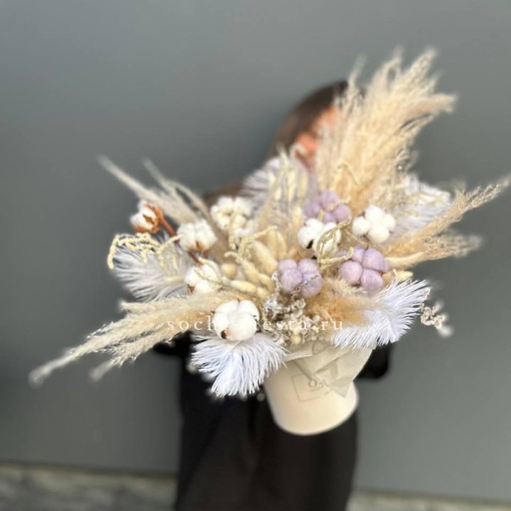 Авторский бокс с сухоцветами №3 в Костроме