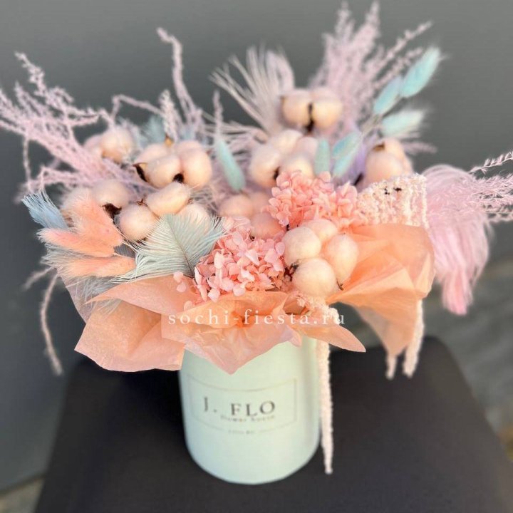 Авторский бокс с сухоцветами №3 в Костроме