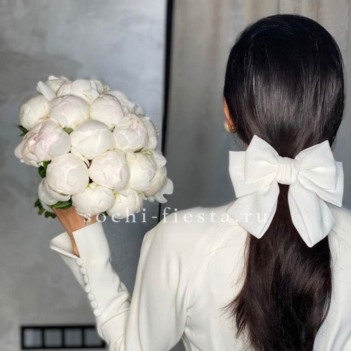 Свадебный букет пионов в Костроме
