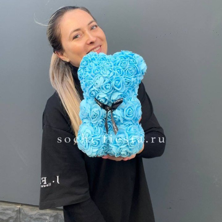 Игрушка медведь голубая в Костроме