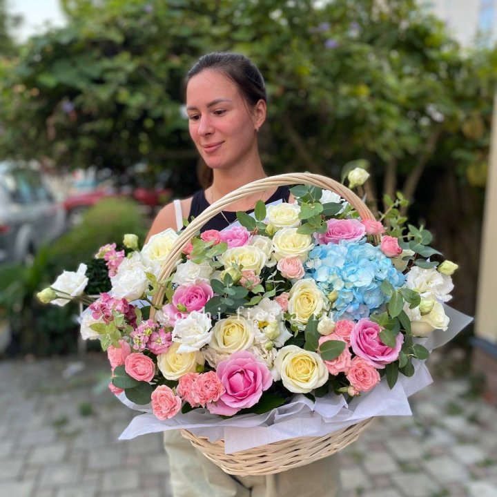 Цветочная корзина №2 в Костроме