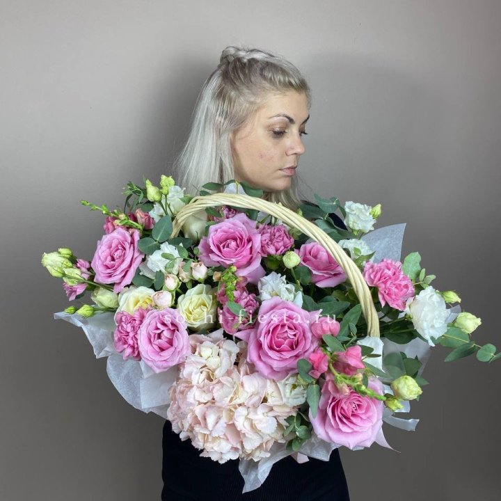 Цветочная корзина № 5 в Костроме