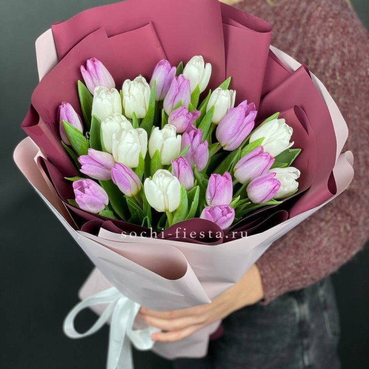 25 тюльпанов микс в Костроме