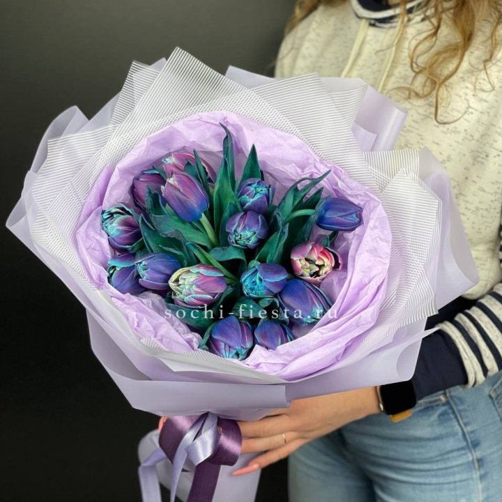 Букет тюльпанов "Пандора" в Костроме