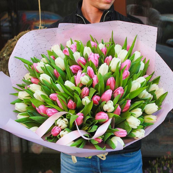 101 тюльпан микс в Костроме